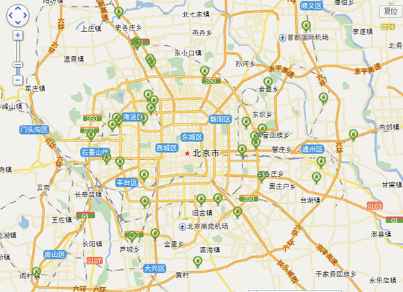 北京電動汽車充電樁分布圖 40家4S店隨便充