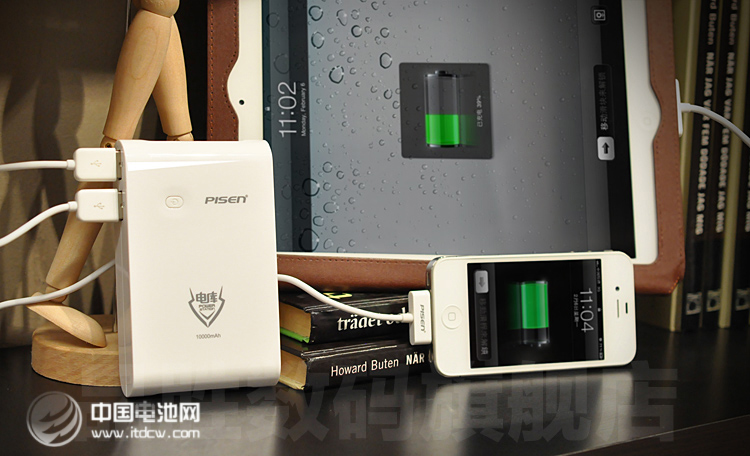品勝品牌移動電源角，圖/中國電池網