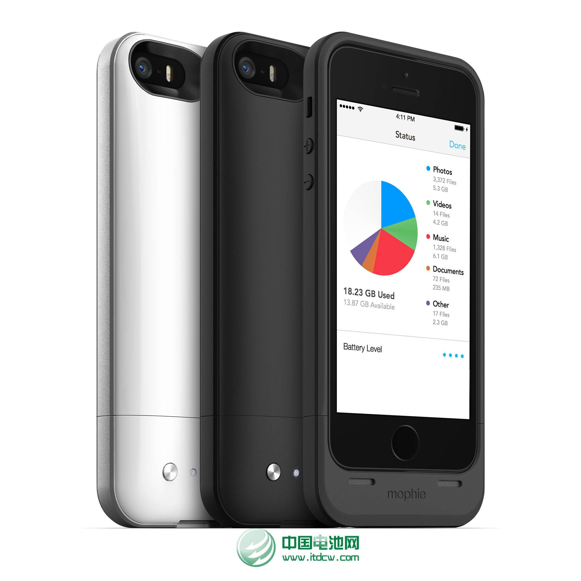 Mophie推iPhone 5/5S充電保護(hù)殼 帶擴(kuò)展存儲空間