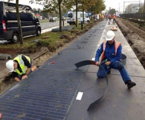 荷蘭建太陽能供電自行車跑道。