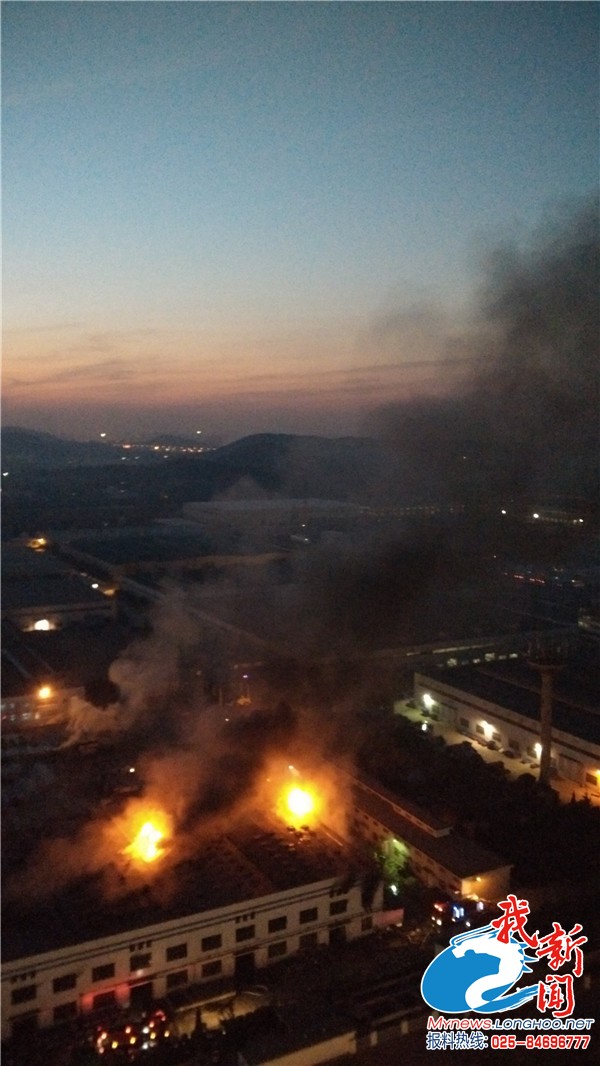 徐州宗申摩托車廠噴漆車間突發(fā)大火 大火燒了6小時
