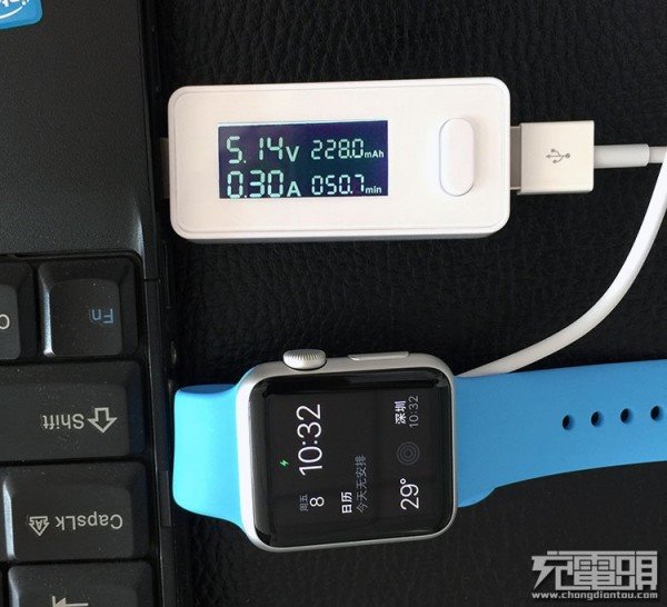 蘋(píng)果Apple Watch無(wú)線充電測(cè)試：速度賊快！
