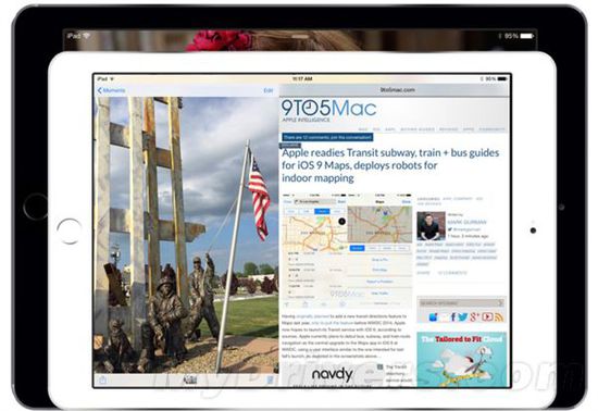 iOS 9再曝光：分屏多任務(wù)  重磅新功能挽救iPad
