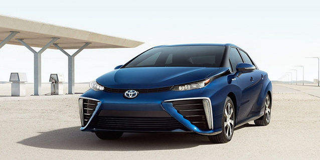 豐田首款量產(chǎn)氫燃料電池車MIRAI
