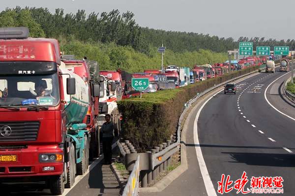 外地大貨車將全天禁入六環 擬由純電動車承擔北京市內運輸