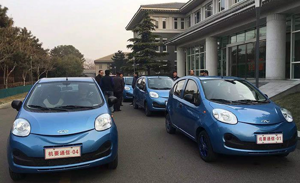 奇瑞EQ電動(dòng)車(chē)入駐中南海 搭載三元鋰電池