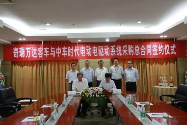 電動拿下奇瑞2萬套新能源汽車動力系統大單！