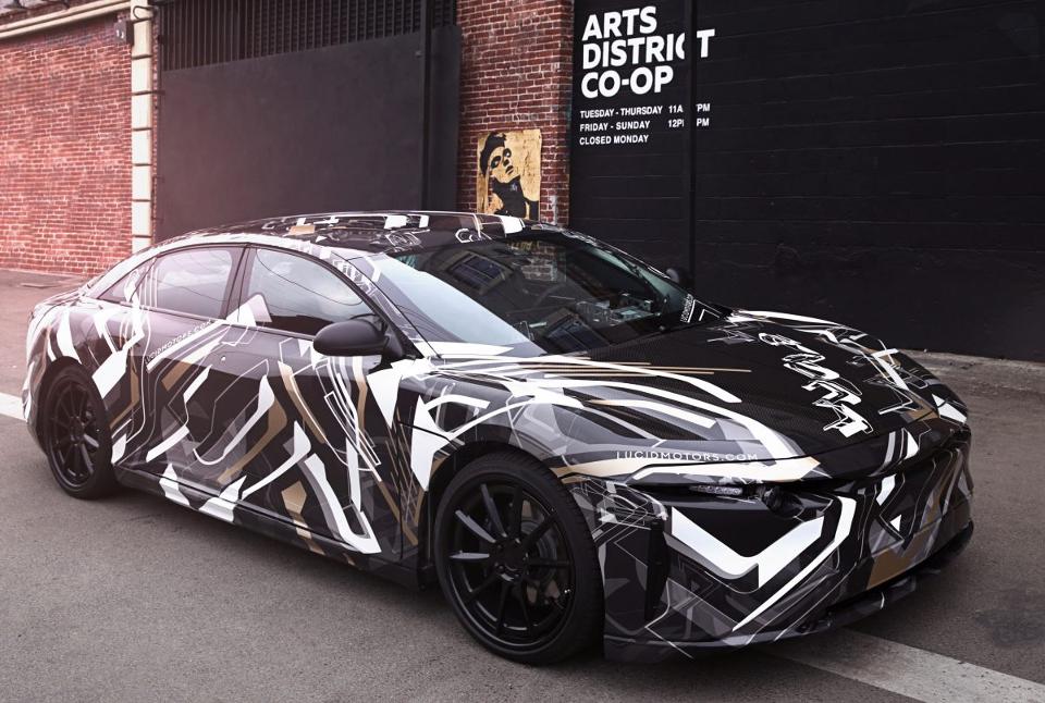 Lucid展示的原型車 Lucid展示的原型車