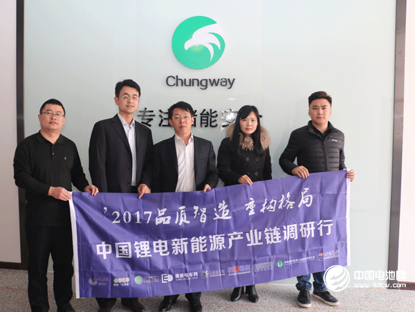 調研團一行與創為新能源領導合影