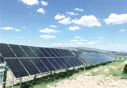 大同領跑者基地中的光伏發(fā)電項目