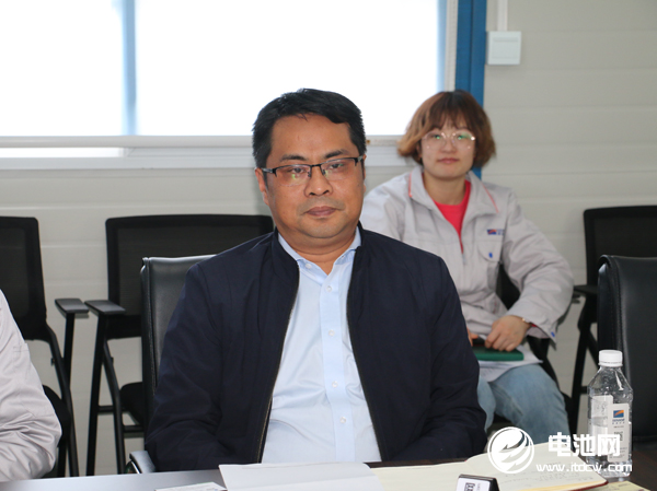 中國電池新能源產業鏈調研團一行與星源材質常州基地相關領導交流、座談