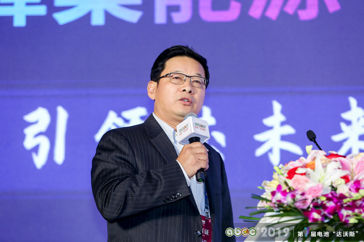 遠(yuǎn)東電池江蘇有限公司董事、遠(yuǎn)東電池系統(tǒng)有限公司總經(jīng)理吳松堅(jiān)