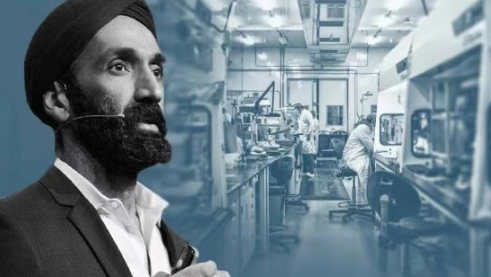 圖示：QuantumScape公司創始人、首席執行官賈格迪普·辛格（Jagdeep Singh）。