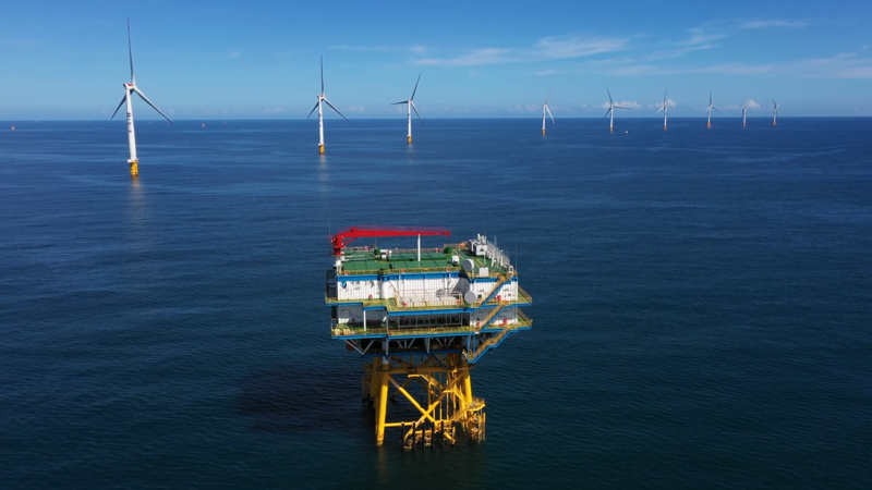 海上風電場 資料來源:三峽能源 海上風電場 資料來源:三峽能源