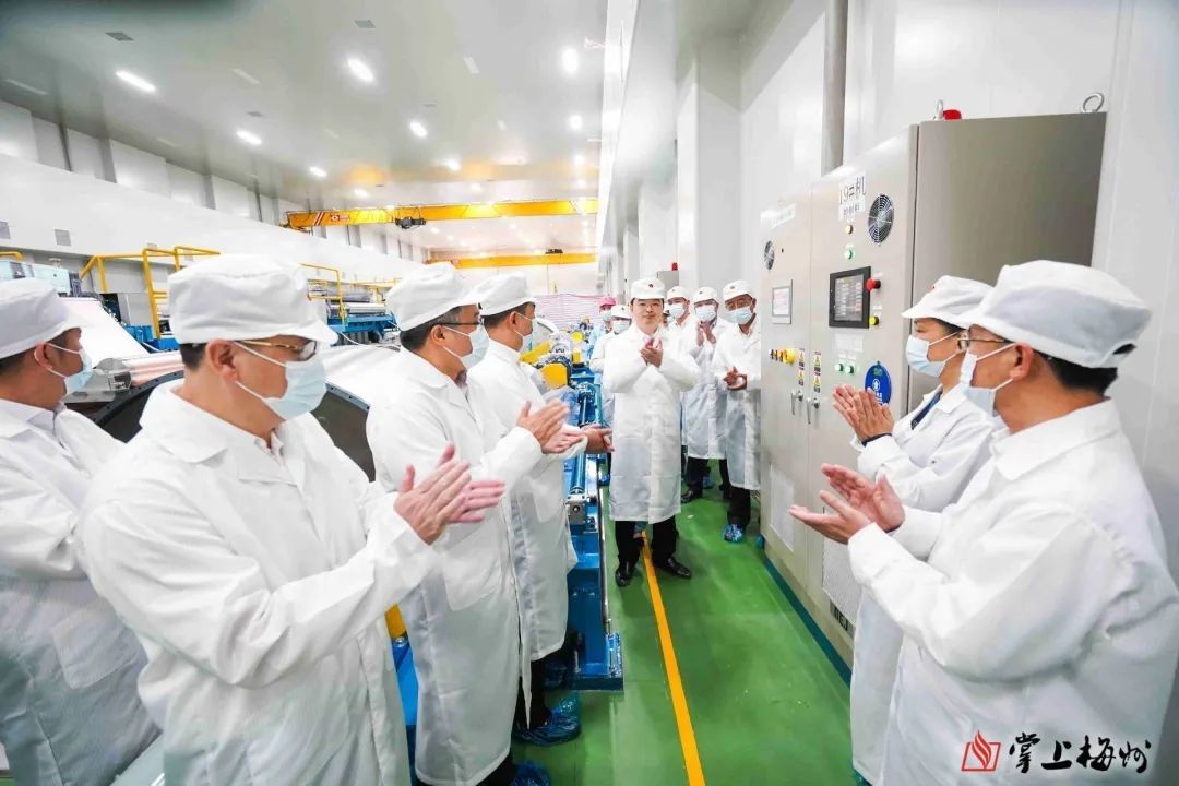 嘉元科技白渡基地一期1.5萬噸高性能銅箔項目二號車間正式投產