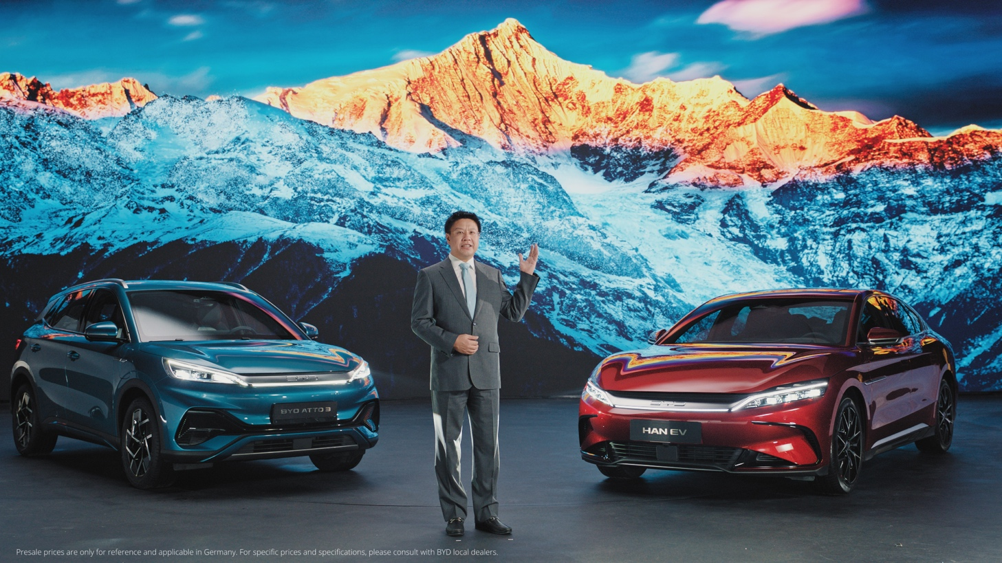 三車齊發 比亞迪召開新能源乘用車歐洲發布會