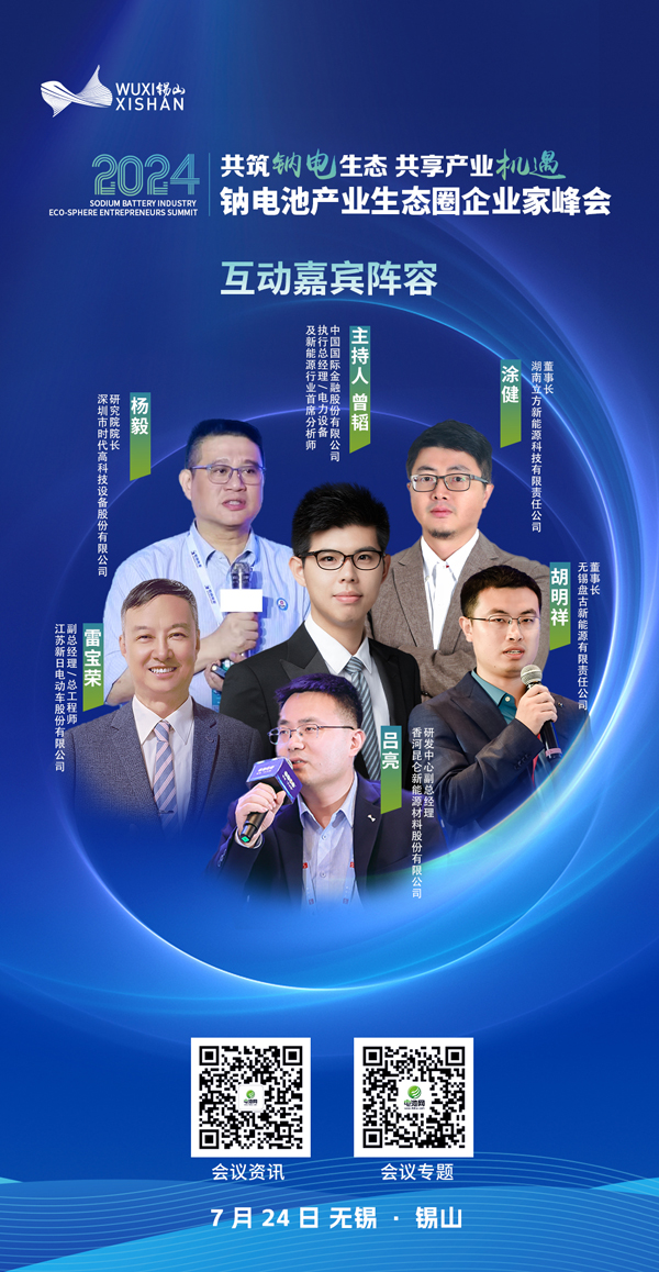 2024中國（無錫·錫山）鈉電池產業(yè)生態(tài)圈企業(yè)家峰會